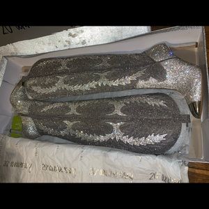 Gianni Bini over the knee Western Dress Boots